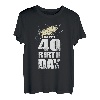 40 Geburtstag Angler Angeln Männer 40er 40 Jahre T-Shirt