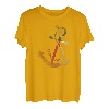 Seefahrt Bootsanker Texas Texan Flagge Ozean Angeln T-Shirt