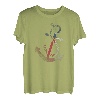 Seefahrt Bootsanker Texas Texan Flagge Ozean Angeln T-Shirt
