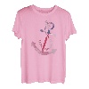 Seefahrt Bootsanker Texas Texan Flagge Ozean Angeln T-Shirt