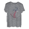 Seefahrt Bootsanker Texas Texan Flagge Ozean Angeln T-Shirt