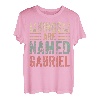 Kings Are Named Gabriel Shirt Lustiger Personalisierter Name T-Shirt