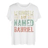 Kings Are Named Gabriel Shirt Lustiger Personalisierter Name T-Shirt