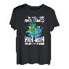 All Fun And Games Until Loses Funny Fishing Largemouth Barsch T-Shirt