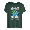 All Fun And Games Until Loses Funny Fishing Largemouth Barsch T-Shirt