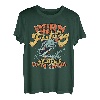 Born To Go Fishing Forced To Go To School Angeln Kinder T-Shirt