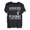 Kajak löst die meisten meiner Probleme, Angeln löst den Rest T-Shirt