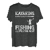 Kajak löst die meisten meiner Probleme, Angeln löst den Rest T-Shirt