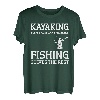 Kajak löst die meisten meiner Probleme, Angeln löst den Rest T-Shirt