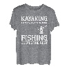 Kajak löst die meisten meiner Probleme, Angeln löst den Rest T-Shirt
