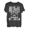 Reichet Mir Die Rute Ihr Narren Der König Will Angeln T-Shirt