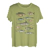 Fisch Angler Herren Hobby Angeln Männertag Fischer T-Shirt