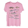 Fisch Angler Herren Hobby Angeln Männertag Fischer T-Shirt