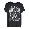 Herren Der Beste Angler & Opa Zu Sein Nicht Einfach Aber Bin Ich T-Shirt