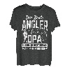 Herren Der Beste Angler & Opa Zu Sein Nicht Einfach Aber Bin Ich T-Shirt