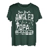Herren Der Beste Angler & Opa Zu Sein Nicht Einfach Aber Bin Ich T-Shirt