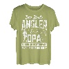 Herren Der Beste Angler & Opa Zu Sein Nicht Einfach Aber Bin Ich T-Shirt