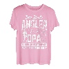 Herren Der Beste Angler & Opa Zu Sein Nicht Einfach Aber Bin Ich T-Shirt