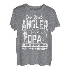 Herren Der Beste Angler & Opa Zu Sein Nicht Einfach Aber Bin Ich T-Shirt