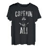 Herren Lustiges personalisiertes Bootsshirt mit Vorname Captain Ali T-Shirt