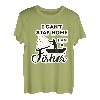 Ich kann nicht zu Hause bleiben Angeln Bergcamping Jagen Fischen T-Shirt