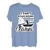 Ich kann nicht zu Hause bleiben Angeln Bergcamping Jagen Fischen T-Shirt