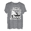 Ich kann nicht zu Hause bleiben Angeln Bergcamping Jagen Fischen T-Shirt