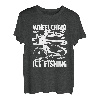 Eisangeln Rollstuhl Eisfischer - Angeln Eisangler Eisfischen T-Shirt