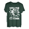 Eisangeln Rollstuhl Eisfischer - Angeln Eisangler Eisfischen T-Shirt