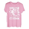 Eisangeln Rollstuhl Eisfischer - Angeln Eisangler Eisfischen T-Shirt