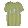 Lustiges T-Shirt für Männer, lustige holografische Farbkalligraphie, die gerade genug ist, um Tonkatsu jederzeit zu essen T-Shirt