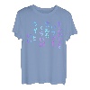 Lustiges T-Shirt für Männer, lustige holografische Farbkalligraphie, die gerade genug ist, um Tonkatsu jederzeit zu essen T-Shirt
