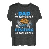 Herren Papa ist mein Name Angeln ist mein Spiel Ich Angeln T-Shirt