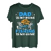 Herren Papa ist mein Name Angeln ist mein Spiel Ich Angeln T-Shirt