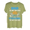 Herren Papa ist mein Name Angeln ist mein Spiel Ich Angeln T-Shirt