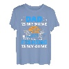 Herren Papa ist mein Name Angeln ist mein Spiel Ich Angeln T-Shirt