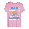 Herren Papa ist mein Name Angeln ist mein Spiel Ich Angeln T-Shirt
