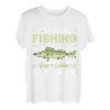 Zanderfischen Die einzige Sportart, an der ein schlechter Tag Zander fischt T-Shirt