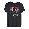 Norwegen Elch Fjord Norwegenurlaub Skandinavien Oslo Bergen T-Shirt