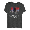 Norwegen Elch Fjord Norwegenurlaub Skandinavien Oslo Bergen T-Shirt