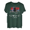 Norwegen Elch Fjord Norwegenurlaub Skandinavien Oslo Bergen T-Shirt