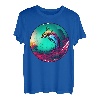 Bunte Natur mit einem Fisch T-Shirt