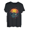 Retro Hendersonville Home North Carolina Mountain Blockhütte T-Shirt