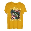 Herren Real Grandpas Go Fishing - Largemouth Barsch T-Shirt
