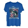 Herren Real Grandpas Go Fishing - Largemouth Barsch T-Shirt