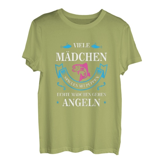 Raubfisch Angler Spruch Fischerei Geschenkidee' Frauen Knotenshirt