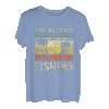 Dieses Mädchen liebt Angeln im Vintage-Stil für Liebhaber, An T-Shirt