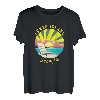 Tybee Island Retro Sonnenuntergang & Strandurlaub T-Shirt