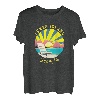 Tybee Island Retro Sonnenuntergang & Strandurlaub T-Shirt