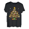 Merry Fishmas Christmas Tree This is My Christmas Pyjama T-Shirt